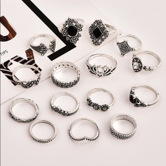 ❤️❤️❤️❤️❤️15 PIECE RING SET - Picture 3 of 8